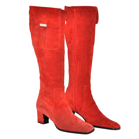 Yves Saint Laurent Suede Boots 